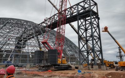 Montaje electromecánico de la segunda línea de producción de cemento de la planta Lamalie